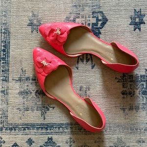 Kate Spade hot pink ballet flats